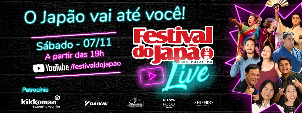 Resultado de imagem para festival do japao live 2020